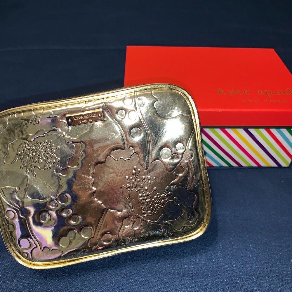 Kate Spade Floral Gold Wallet